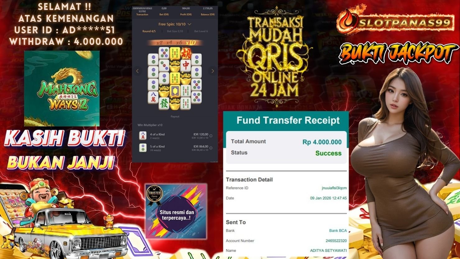 SLOTPANAS99 JACKPOT SLOT MAHJONG WAYS 2